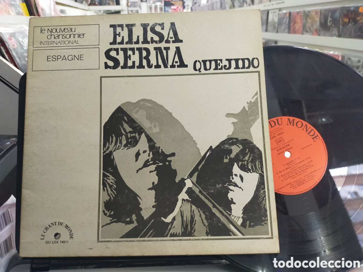 Discos de vinilo: Elisa serna LP quejido Francia carpeta triptico - Foto 1