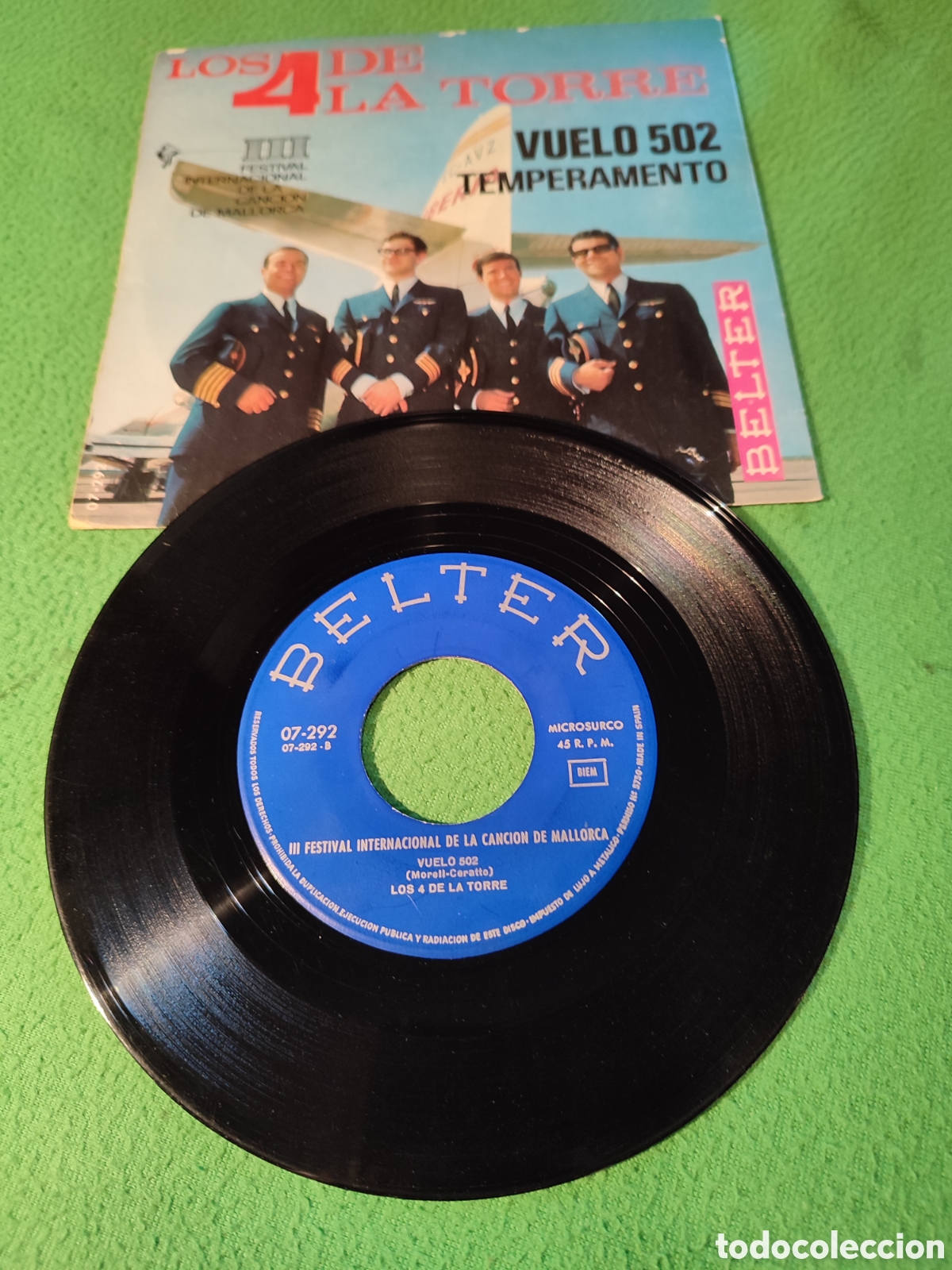 Discos de vinilo: Los 4 de la Torre - Vuelo 502 - Foto 2