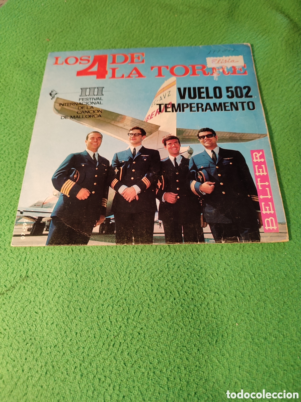 Discos de vinilo: Los 4 de la Torre - Vuelo 502 - Foto 1