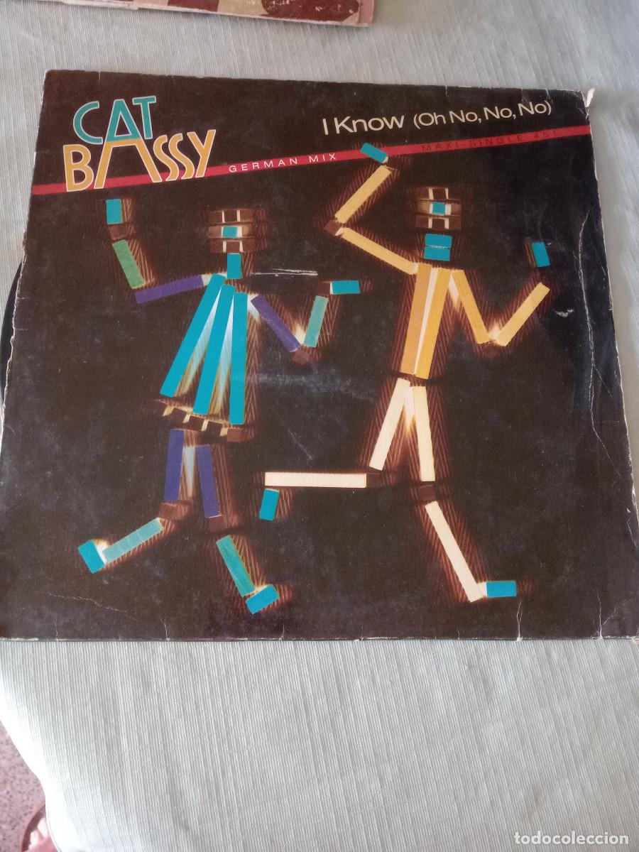 Discos de vinilo: CAT BASSY / I KNOW MAXI 12 - Foto 1
