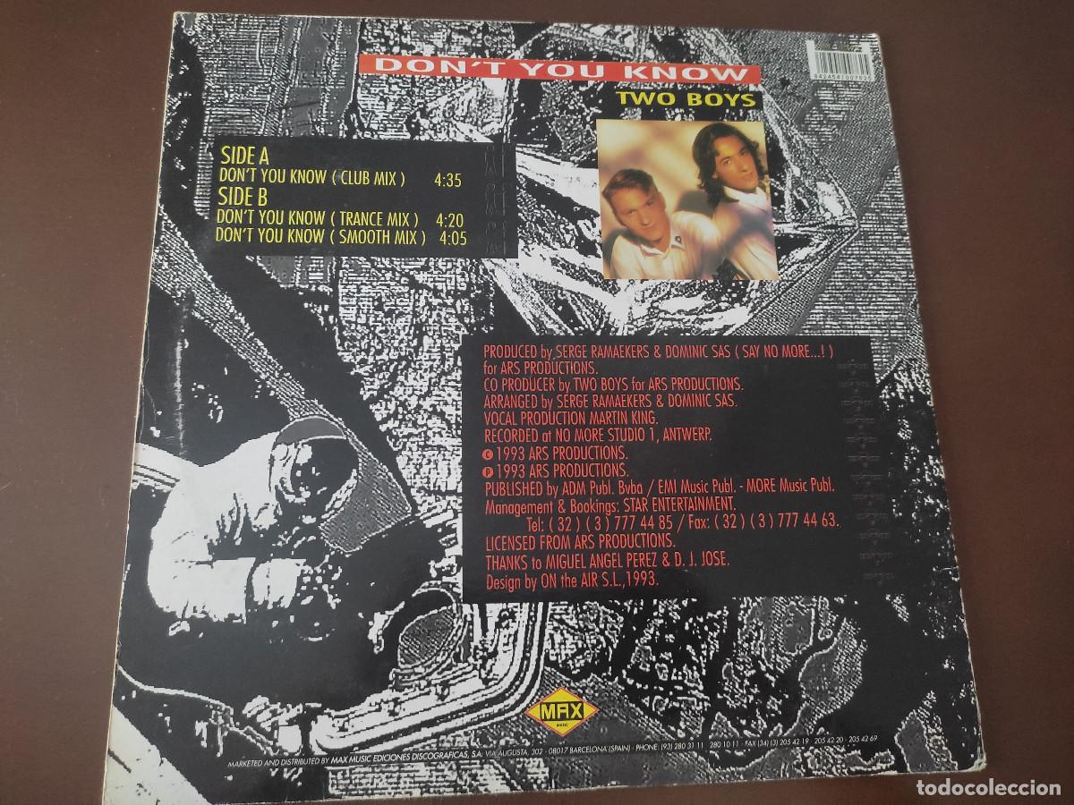 Discos de vinilo: Two Boys &lrm;&ndash; Dont You Know - Foto 2