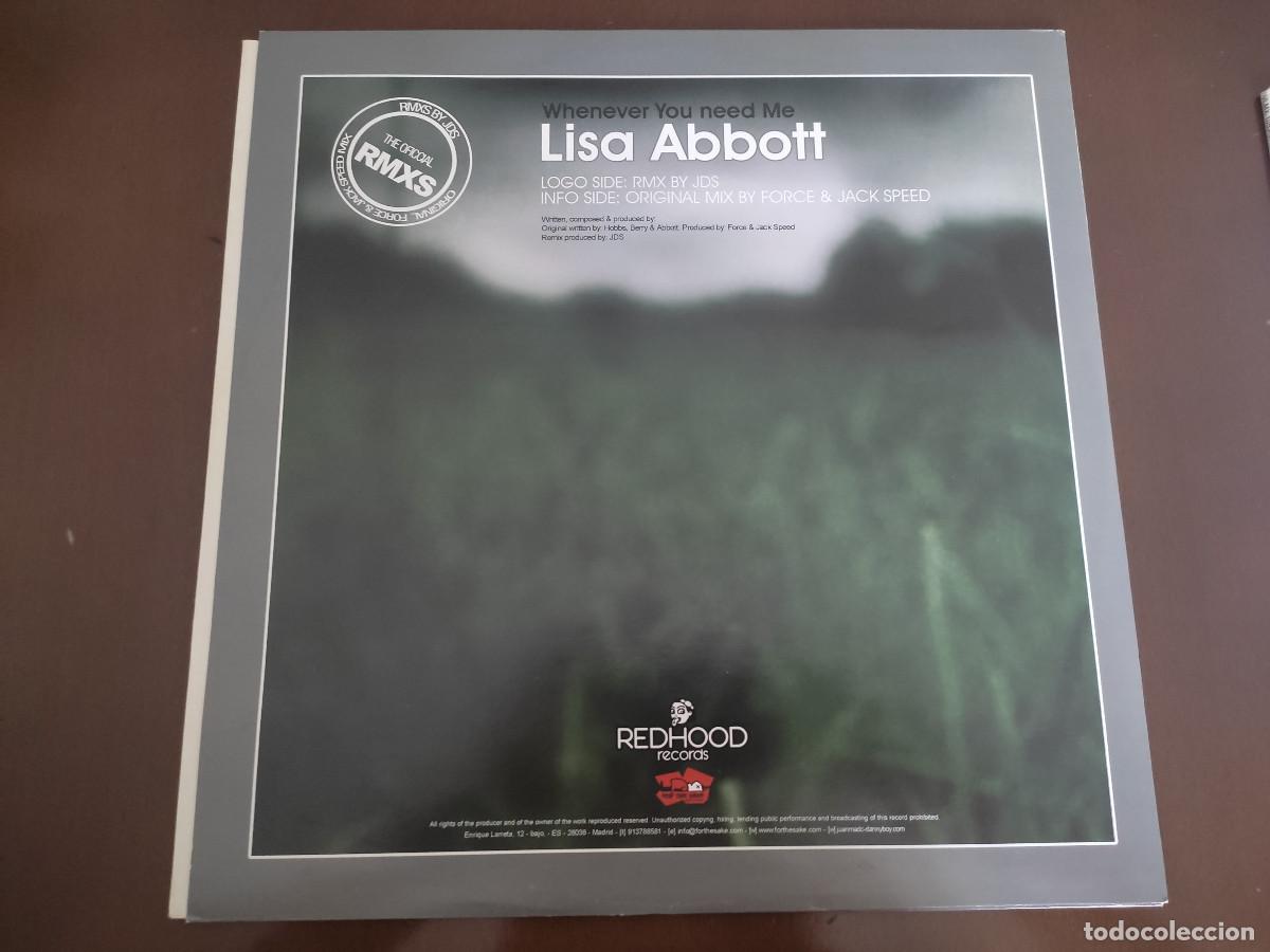 Discos de vinilo: Lisa Abbott - Whenever You Need Me (12&rdquo;) - Foto 2