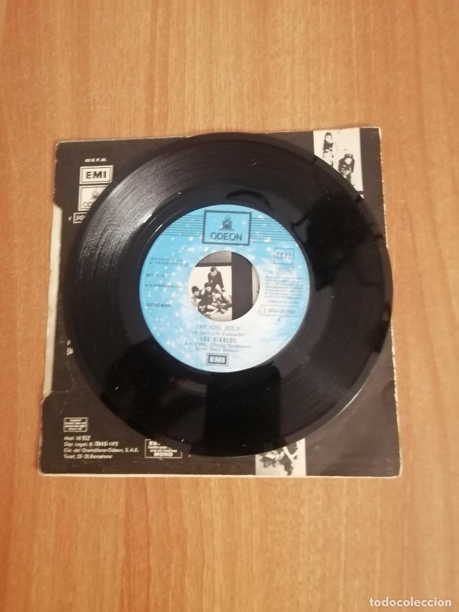 Discos de vinilo: LOS DIABLOS OH, OH, JULY EMI - Foto 4
