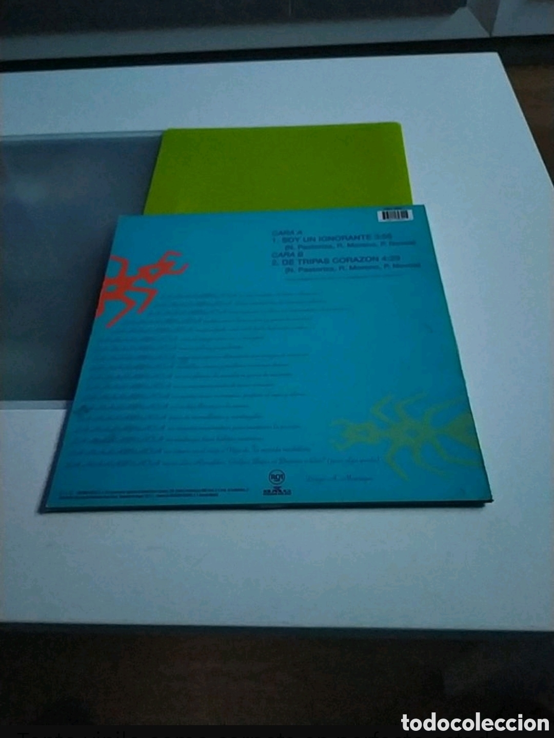 Discos de vinilo: Maxi Single La Marabunta. Soy un ignorante - Foto 2