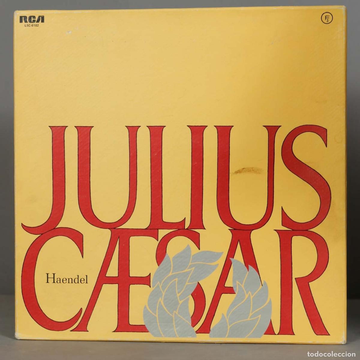 Discos de vinilo: CAJA LP. HAENDEL. JULIUS CAESAR. RCA - Foto 1