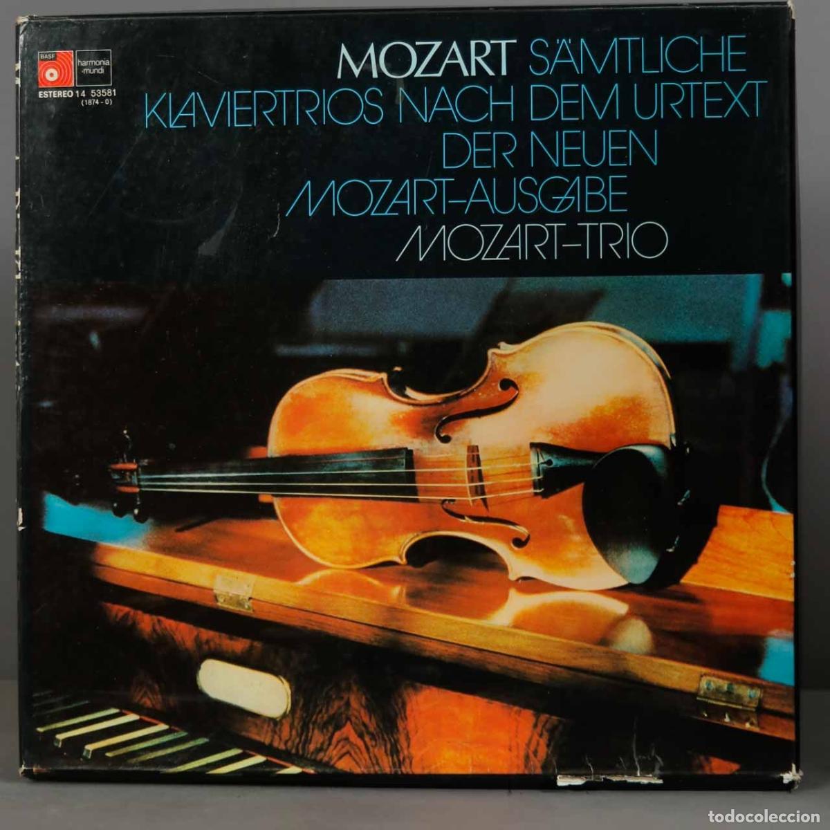Disques de vinyle: CAJA LP. Mozart - Mozart-Trio &ndash; S&auml;mtliche Klaviertrios Nach Dem Urtext Der Neuen Mozart-Ausgabe