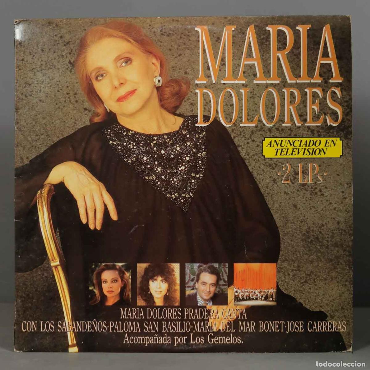Discos de vinilo: 2 LP. PRADERA CANTA ACOMPA&Ntilde;ADA CON LOS GEMELOS - Foto 1