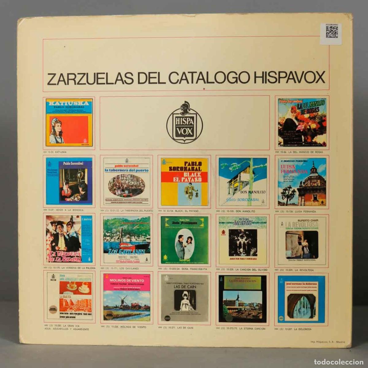 Discos de vinilo: LP. Amadeo Vives &ndash; Bohemios - Foto 2