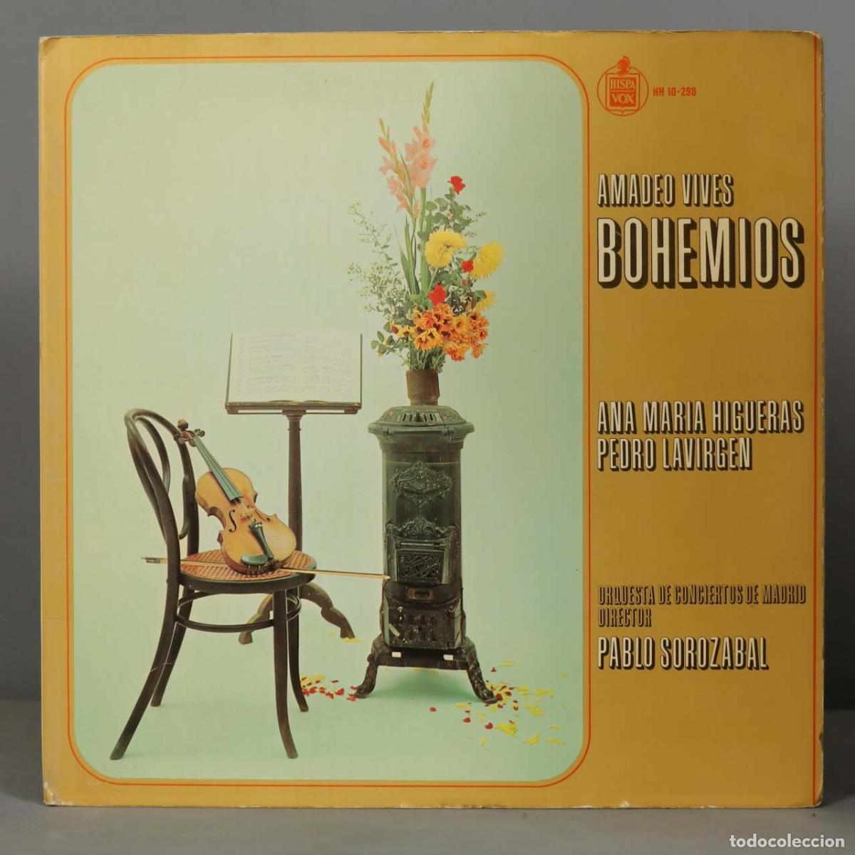 Discos de vinilo: LP. Amadeo Vives &ndash; Bohemios - Foto 1