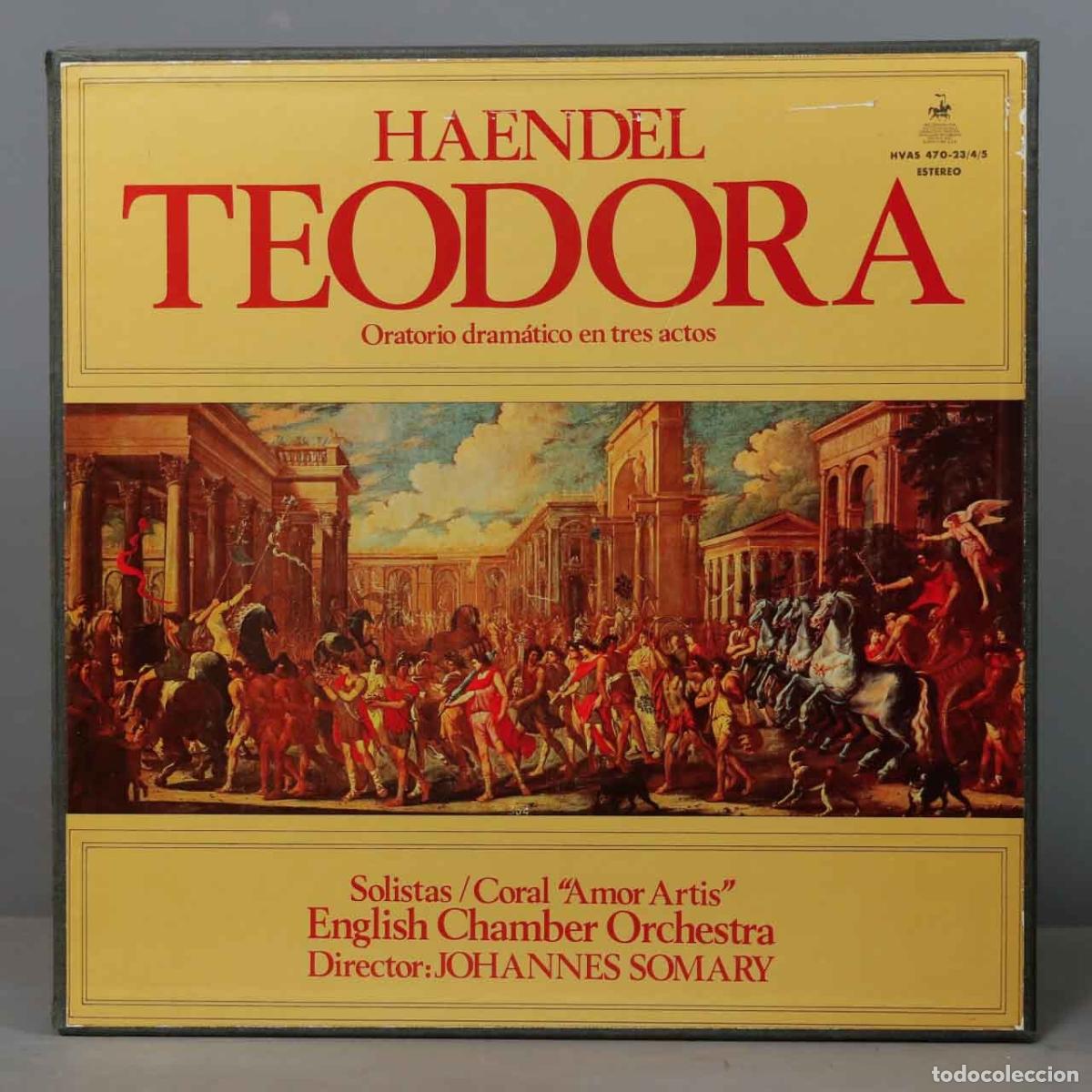 Discos de vinilo: CAJA LP. TEODORA. HAENDEL. SOMARY - Foto 1