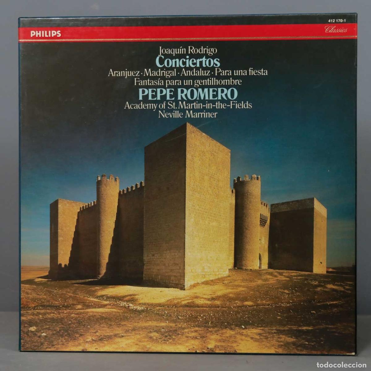 Vinyl-Schallplatten: CAJA LP. Marriner &ndash; Conciertos / Aranjuez &bull; Madrigal &bull; Andaluz &bull; Para Una Firsta. RODRIGO. ROMERO