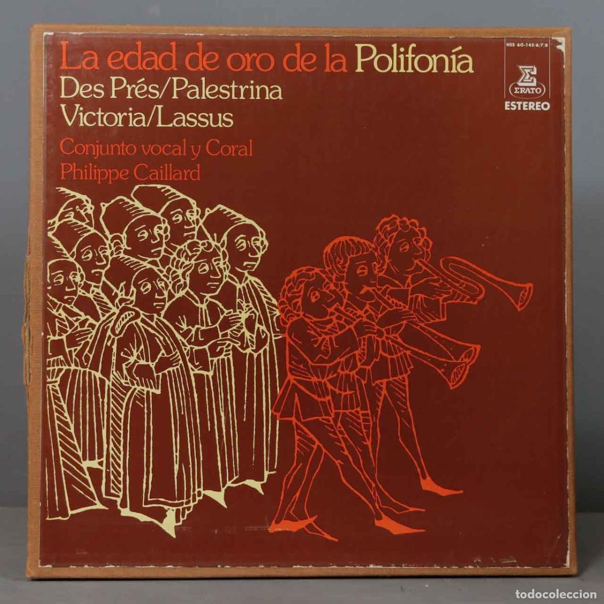 Dischi in vinile: CAJA LP. Des Pr&eacute;s / Palestrina / Victoria / Lassus &ndash; La Edad De Oro De La Polifon&iacute;a