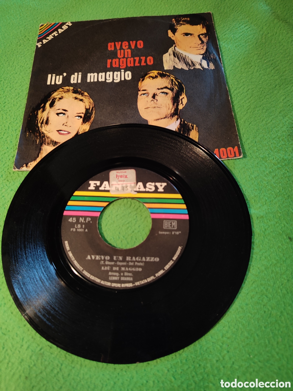 Discos de vinilo: Liu di Maggio - Avevo un ragazzo - Foto 2