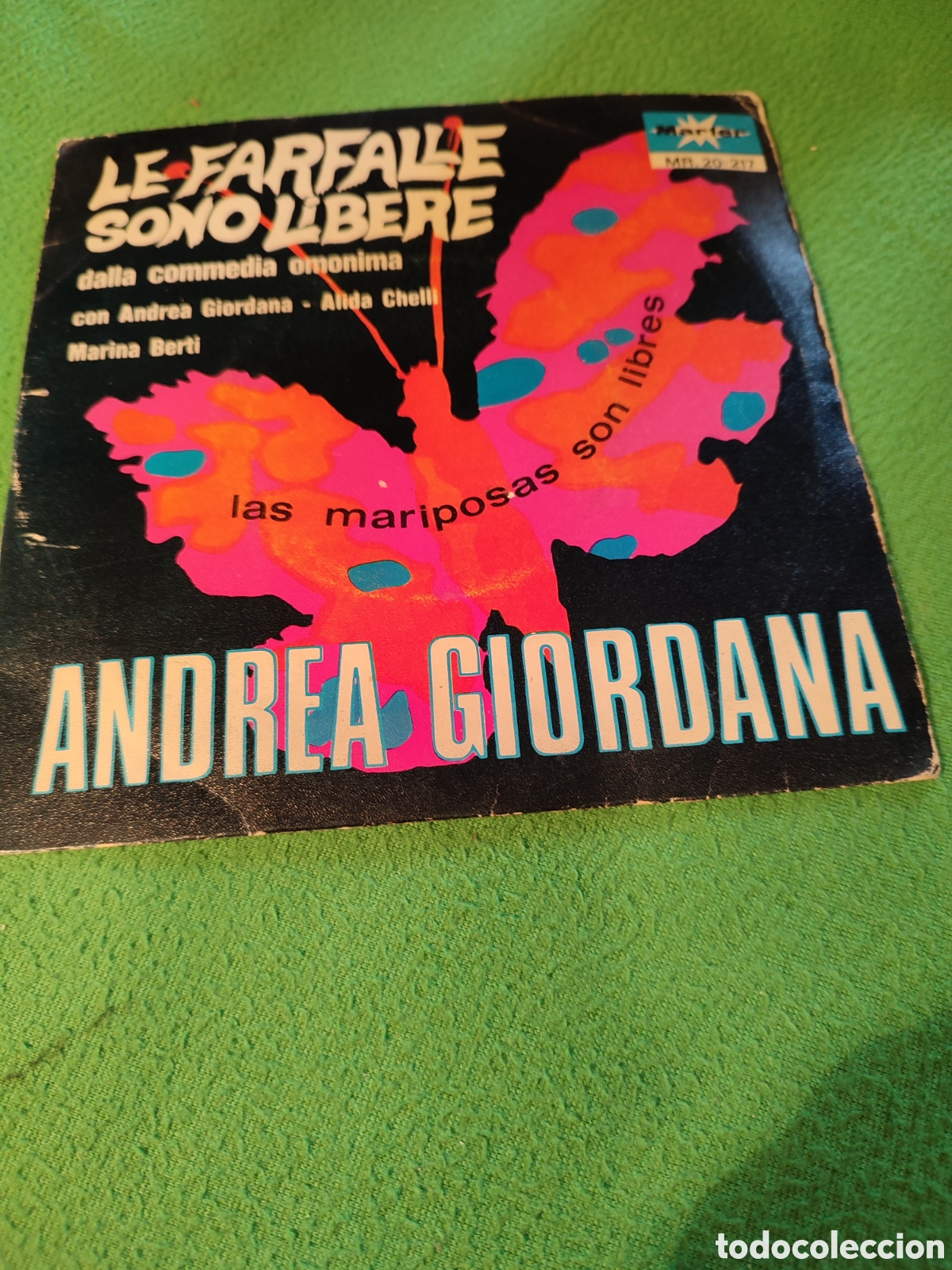 Discos de vinilo: Andrea Giordana - Las mariposas son libres - Foto 1