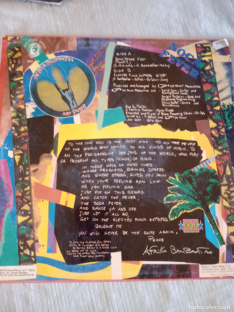 Discos de vinilo: AFRIKA BAMBAATAA ELECTRO FUNK EXPRESS MAXI 12 - Foto 2