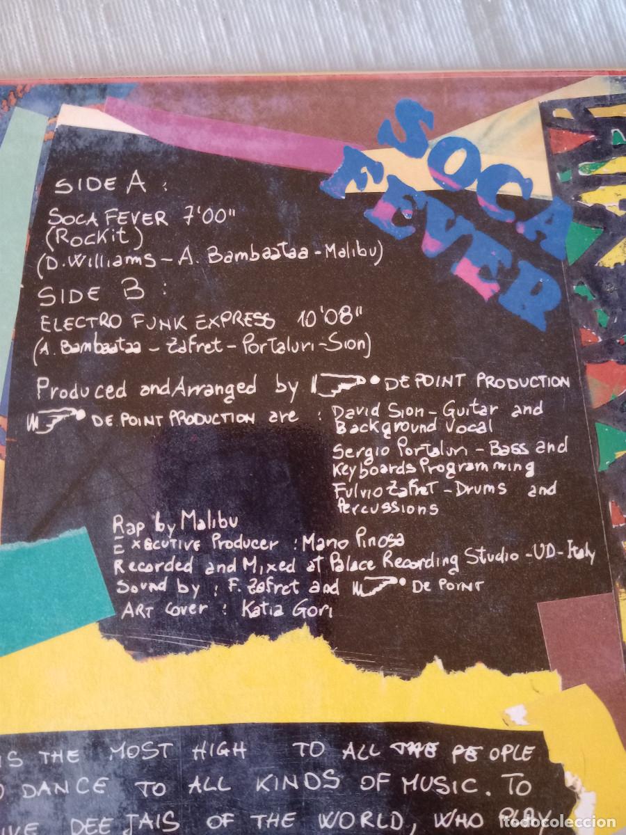 Discos de vinilo: AFRIKA BAMBAATAA ELECTRO FUNK EXPRESS MAXI 12 - Foto 3