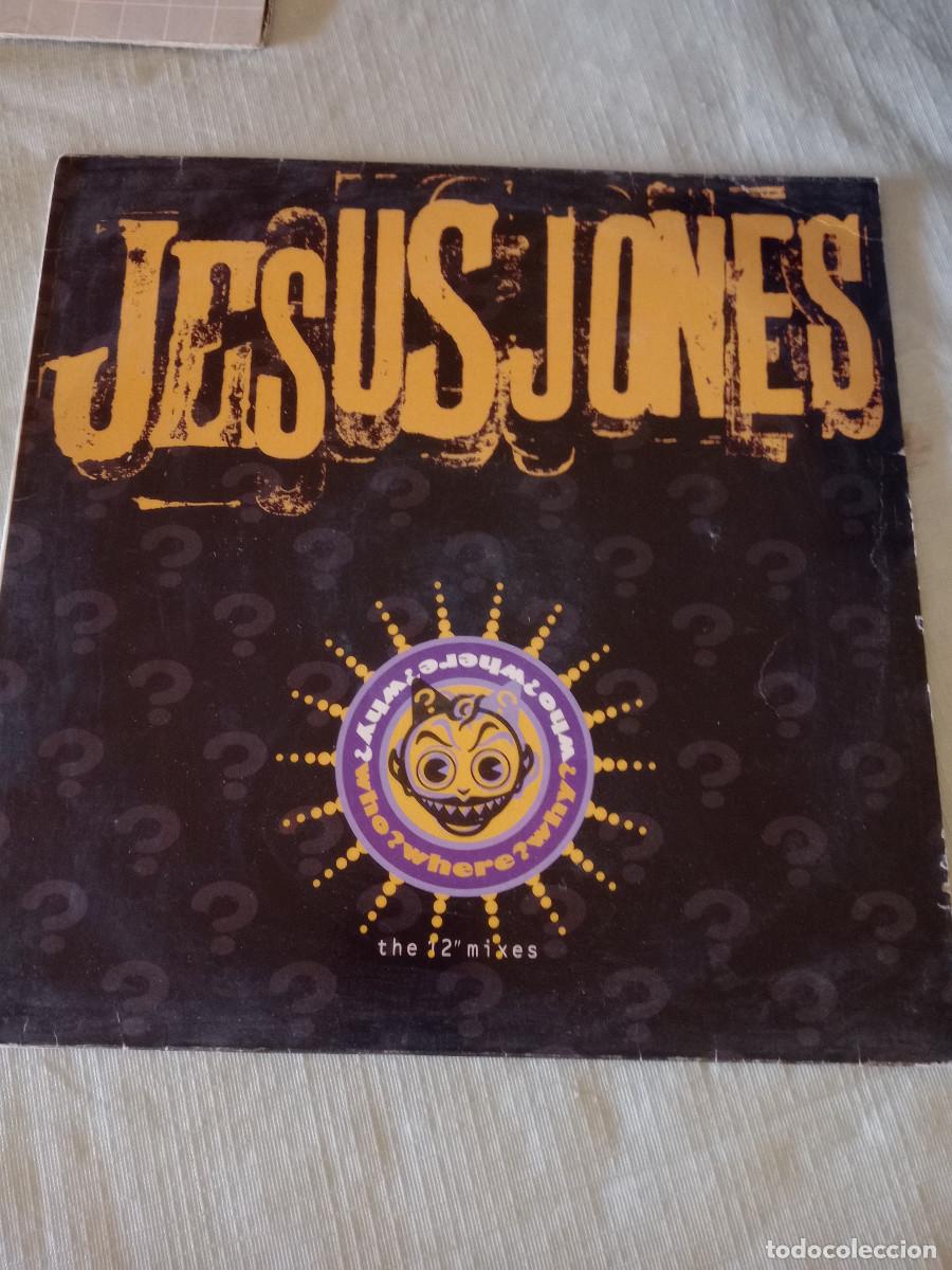 Discos de vinilo: JESUS JONES / WHO ? WHERE ? WHY MAXI 12 - Foto 1