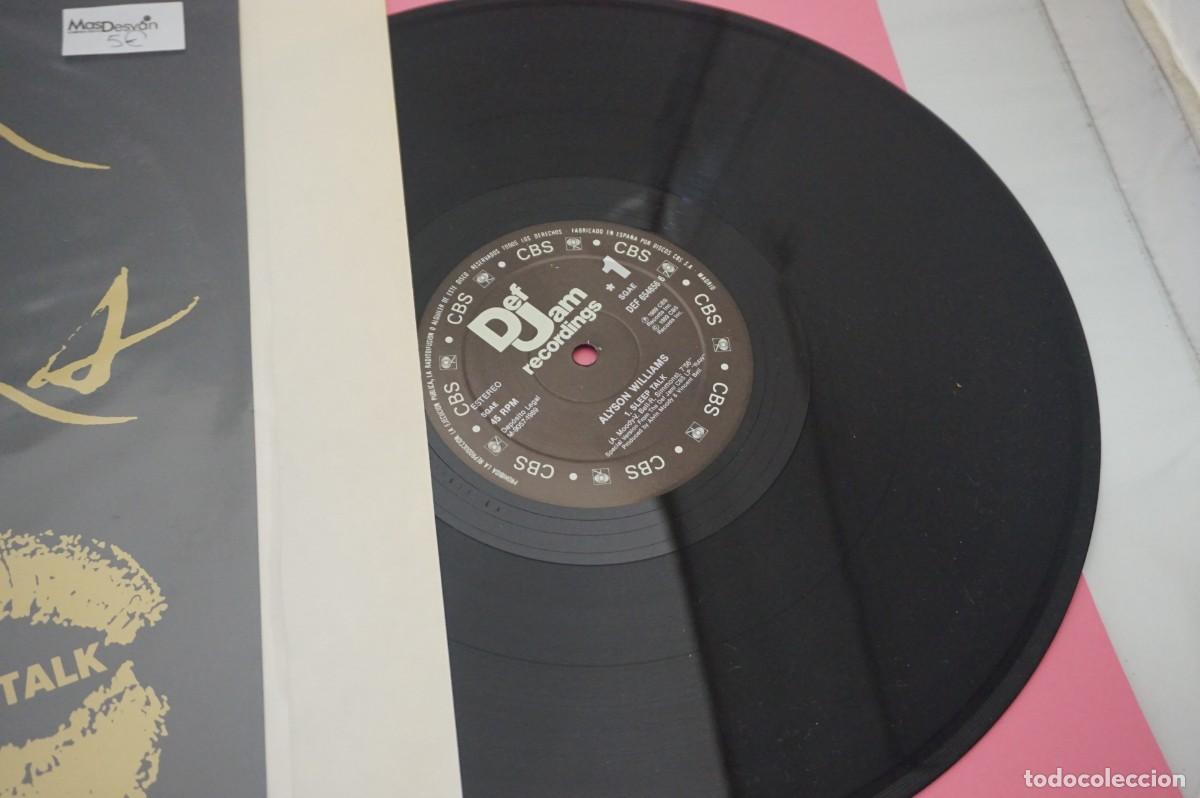 Discos de vinilo: DISCO VINILO - MAXI SINGLE - ALYSON WILLIAMS - SLEEP TALK - Foto 2