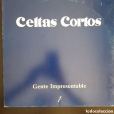 Discos de vinilo: CELTAS CORTOS, DEF CON DOS – GENTE IMPRESENTABLE / EDIPO REY. VINILO, 12”, 45 RPM.