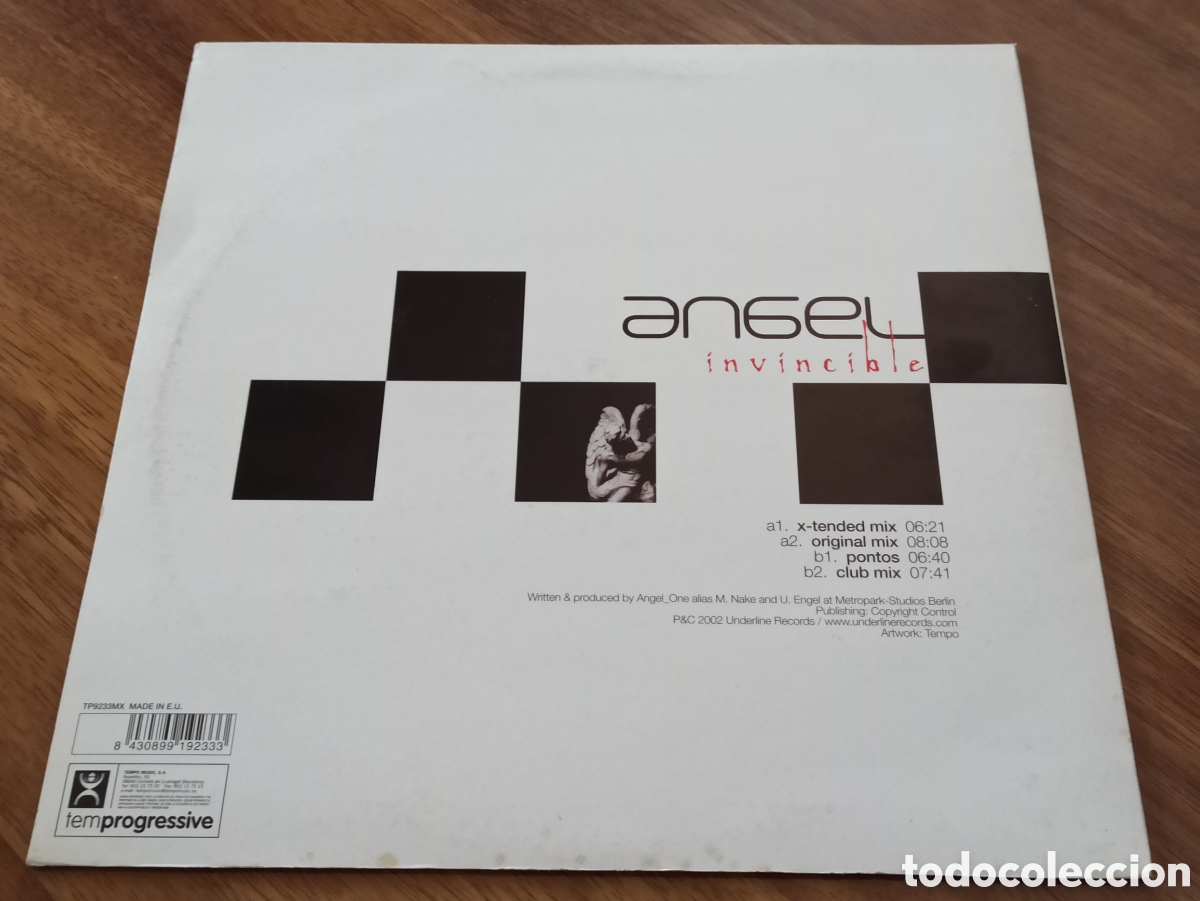 Discos de vinilo: Angel One - Invincible (12&rdquo;) - Foto 2