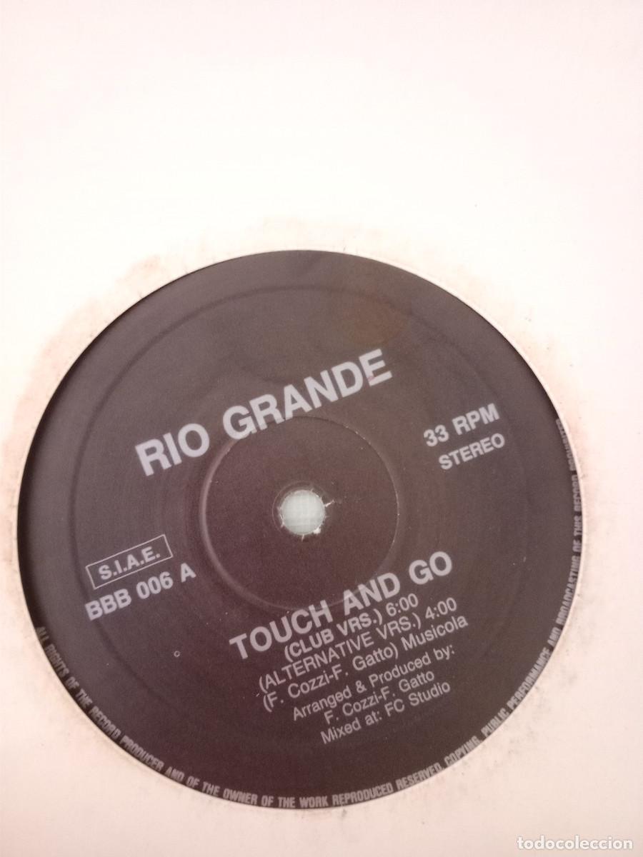 Discos de vinilo: RIO GRANDE / TOUCH AND GO MAXI 12 - Foto 2