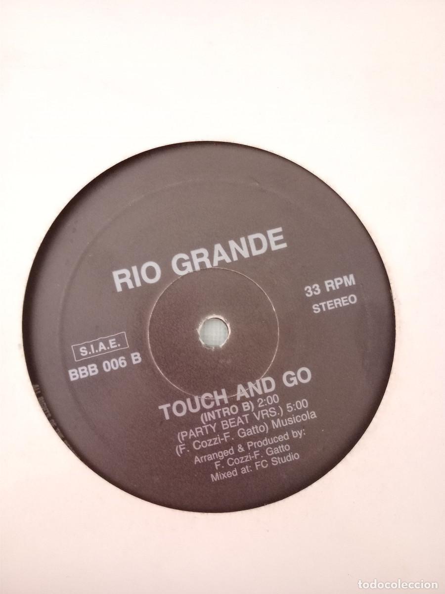Discos de vinilo: RIO GRANDE / TOUCH AND GO MAXI 12 - Foto 3