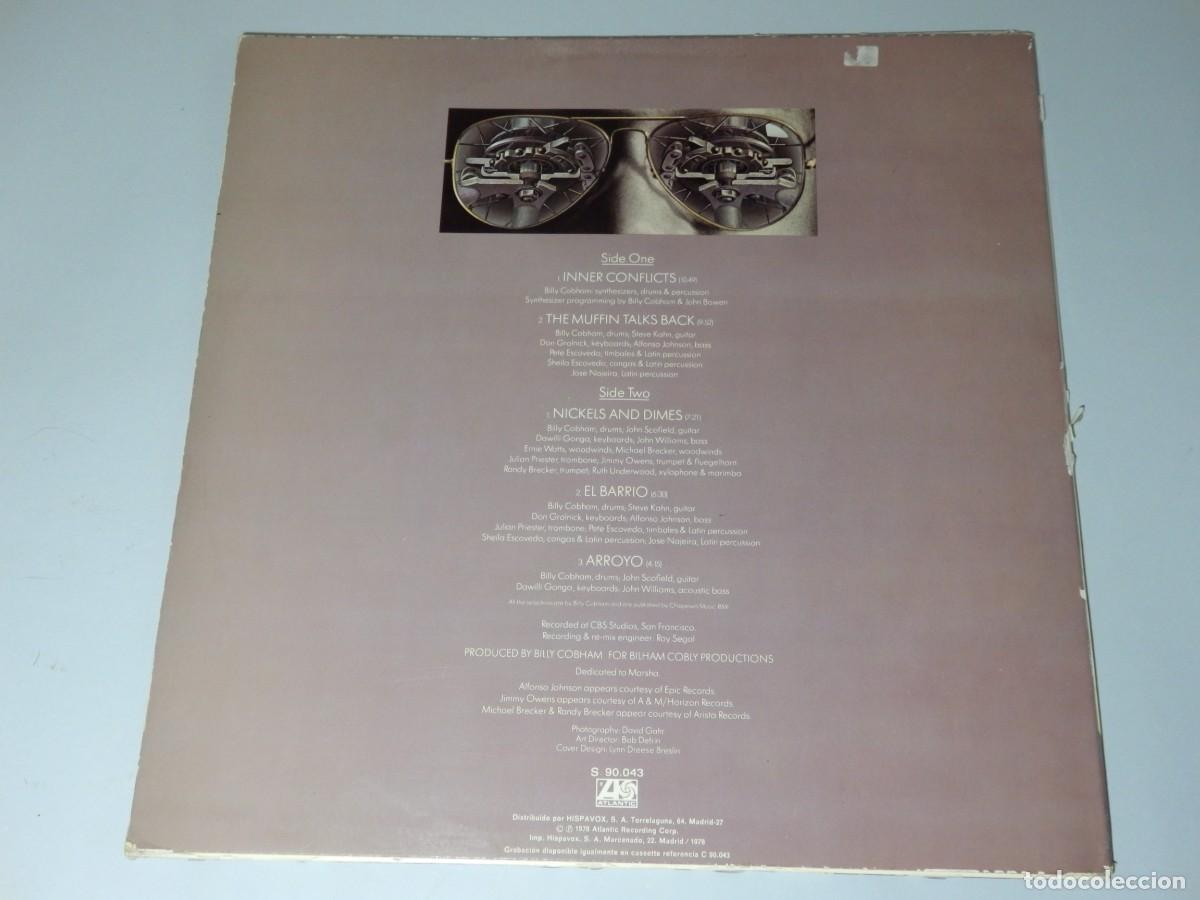 Discos de vinilo: Vinilo Billy Cobham Inner conflicts 1978 - Foto 4