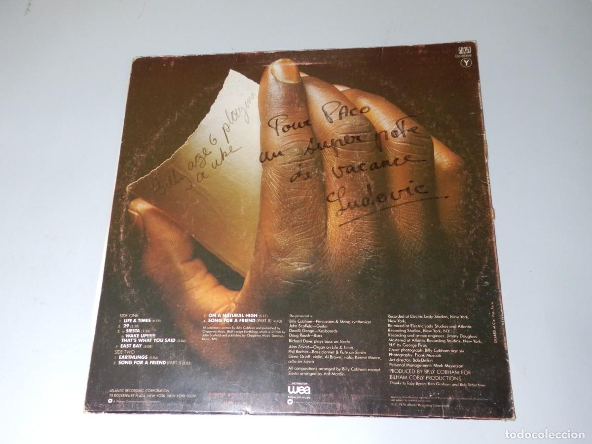 Discos de vinilo: Vinilo Billy Cobham Life & times 1976 - Foto 2