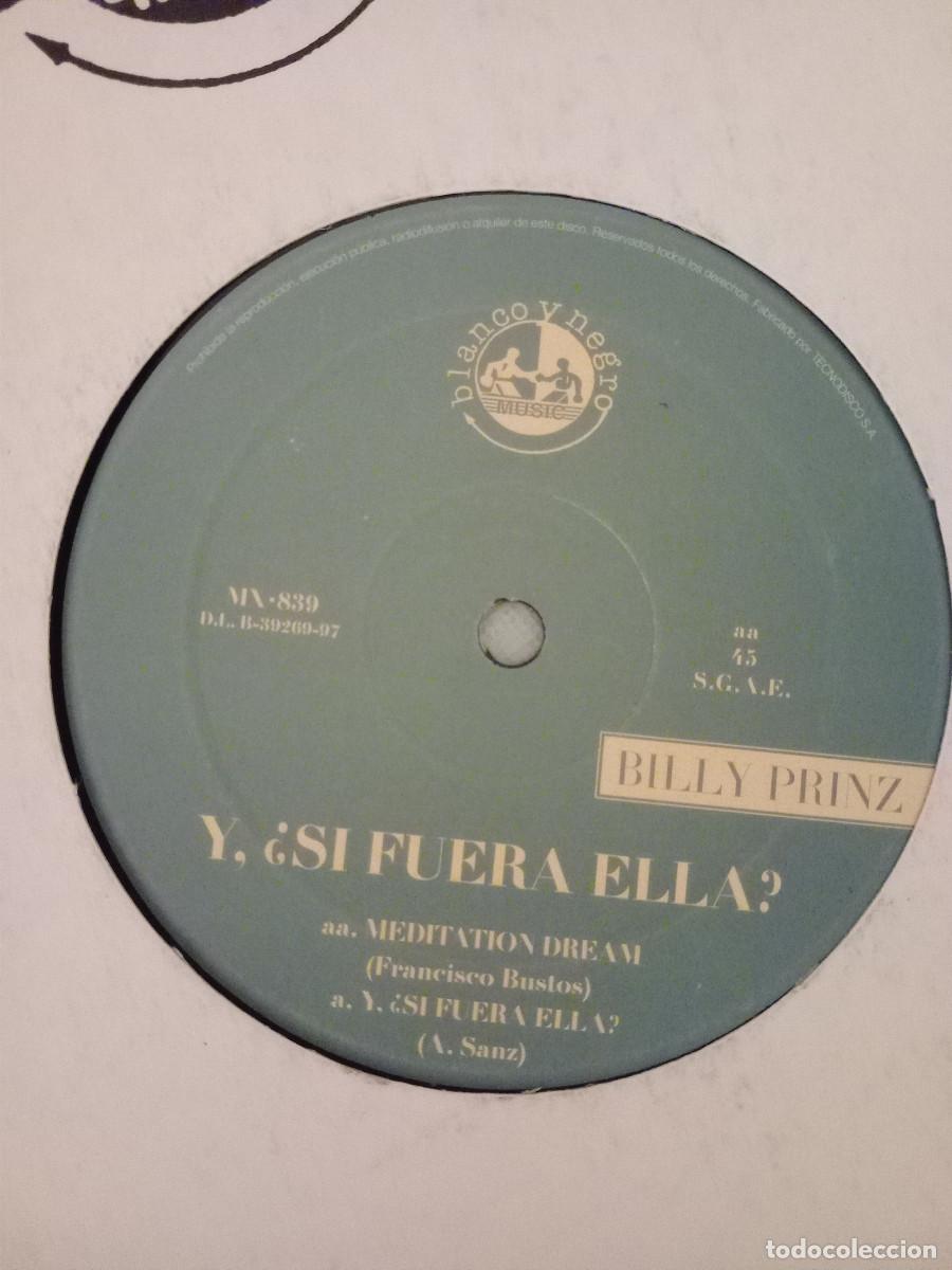 Discos de vinilo: BILLY PRINZ Y SI FUERA ELLA MAXI 12 - Foto 4