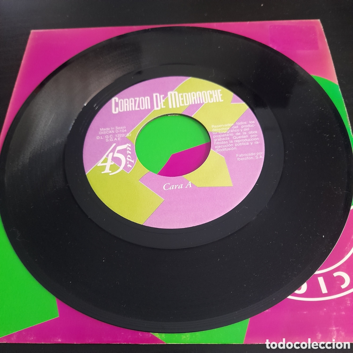 Discos de vinilo: Krull &ndash; Coraz&oacute;n De Medianoche / Codo Con Codo. Vinilo, 7&rdquo;, Single, Promo 1991 - Foto 3