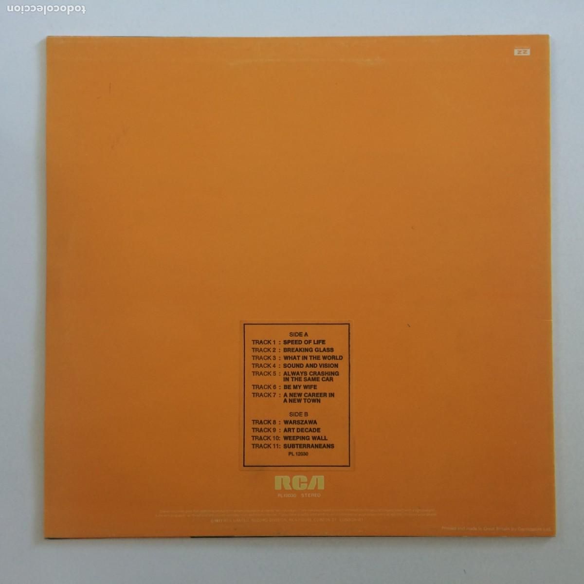 Discos de vinilo: David Bowie &ndash; Low , UK 1977 RCA* - Foto 2