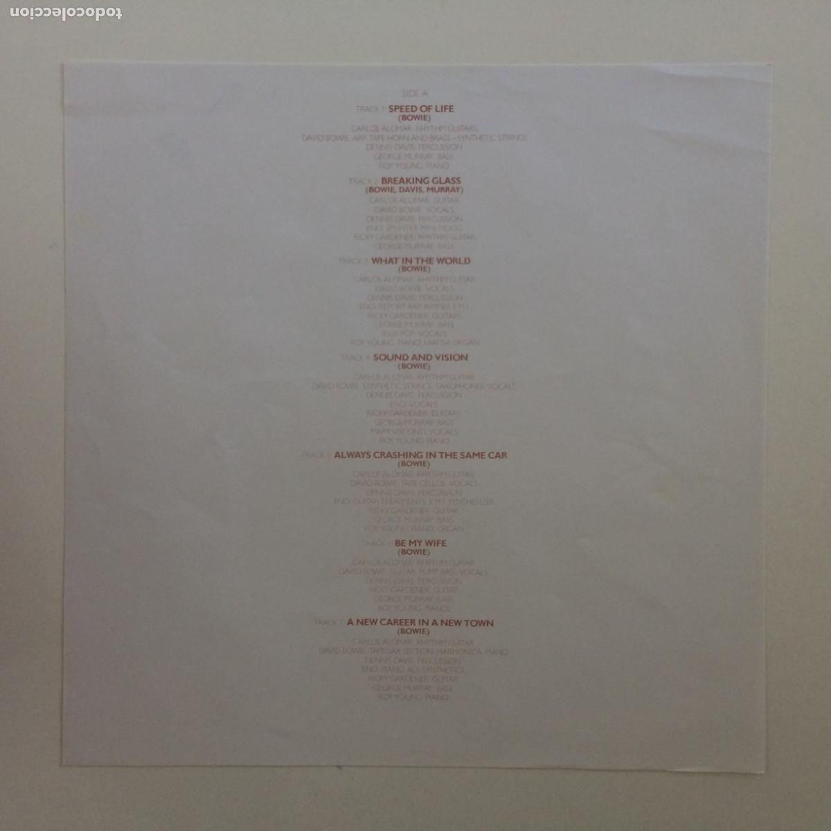 Discos de vinilo: David Bowie &ndash; Low , UK 1977 RCA* - Foto 3