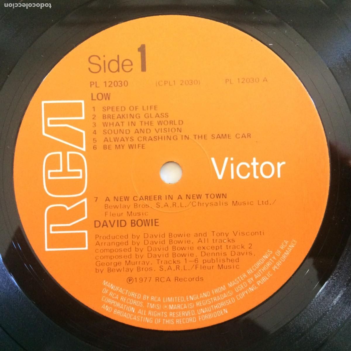 Discos de vinilo: David Bowie &ndash; Low , UK 1977 RCA* - Foto 5