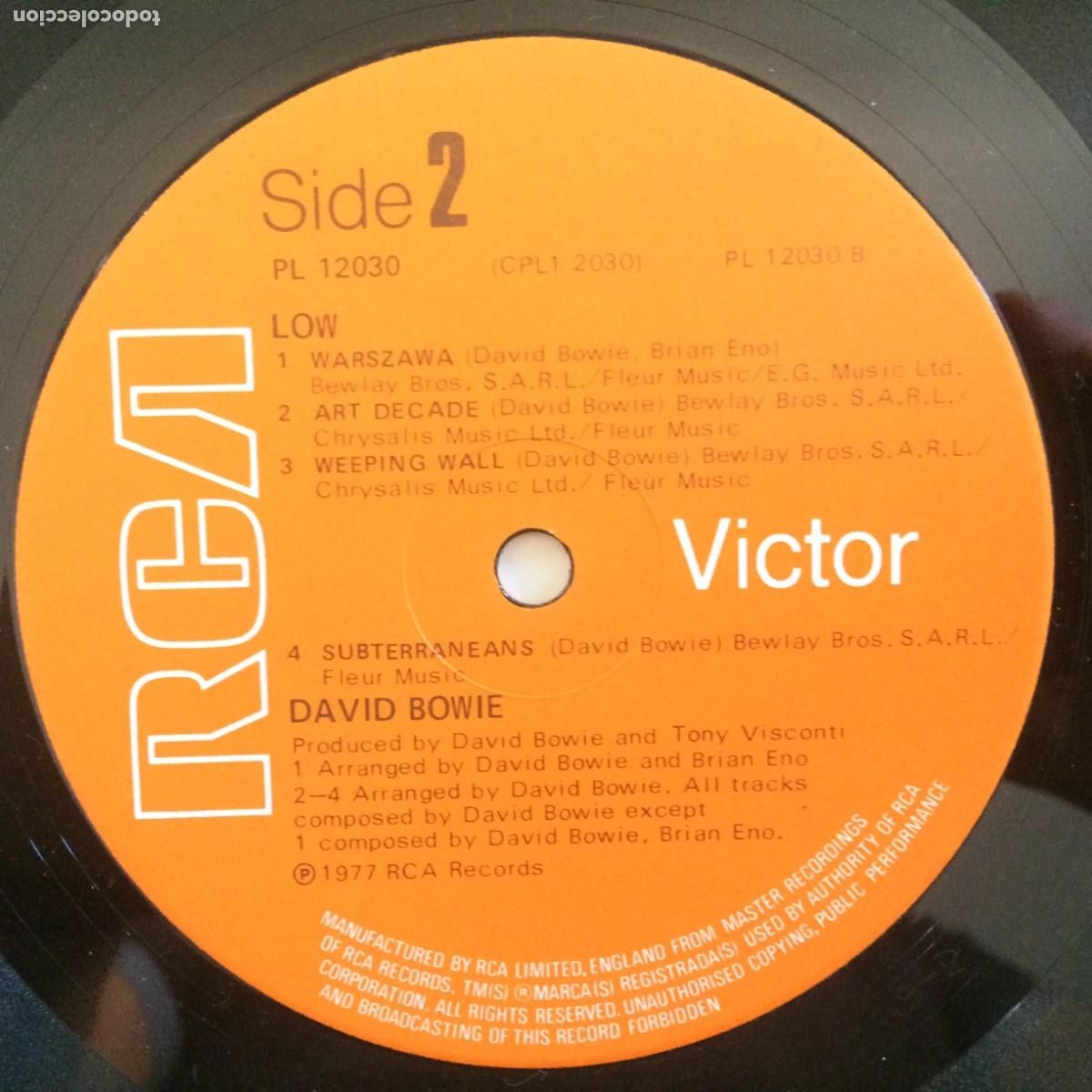Discos de vinilo: David Bowie &ndash; Low , UK 1977 RCA* - Foto 6