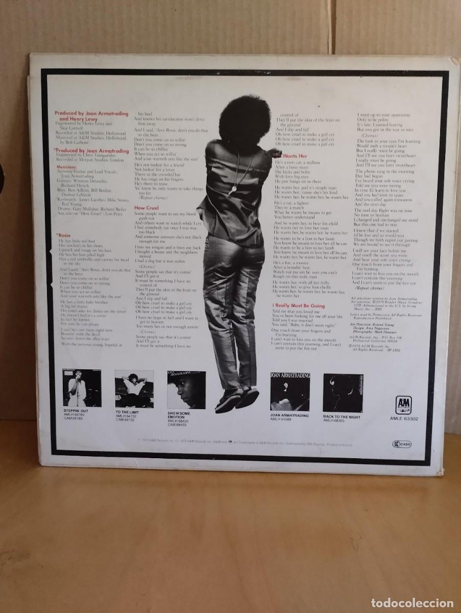 Discos de vinilo: JOAN ARMATRADING --- HOW CRUEL - - Foto 2