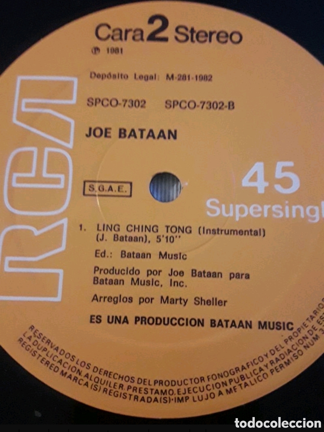 Discos de vinilo: Maxi single Joe Bataan. Ling Ching Tong - Foto 4