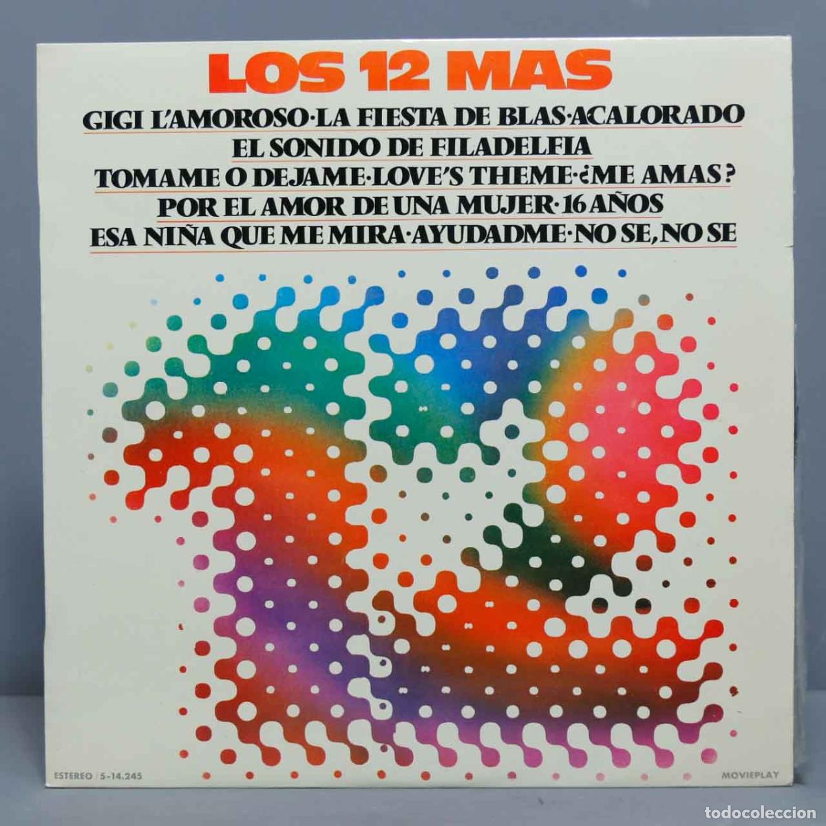 Discos de vinilo: LP. Los 12 Mas Vol. 5 - Foto 1