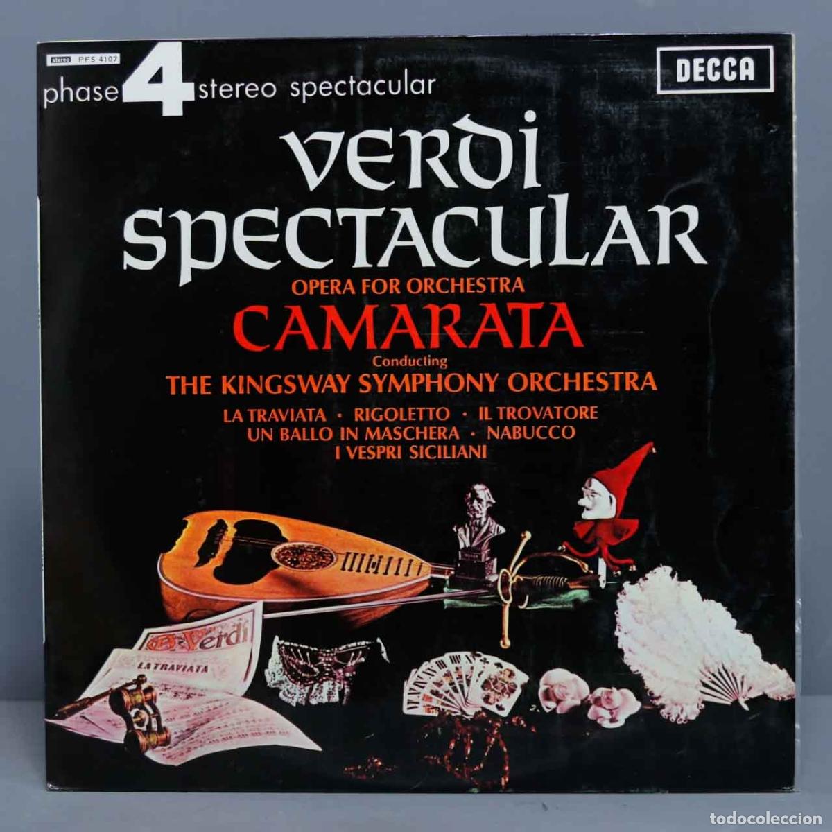 Discos de vinilo: LP. Camarata Conducting The Kingsway Symphony Orchestra &ndash; Verdi Spectacular