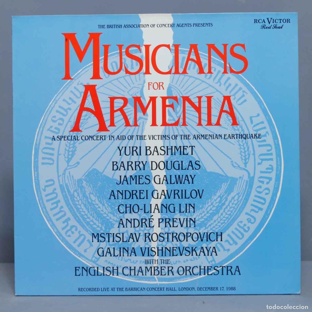 Discos de vinilo: LP. Various &ndash; Musicians For Armenia - Foto 1