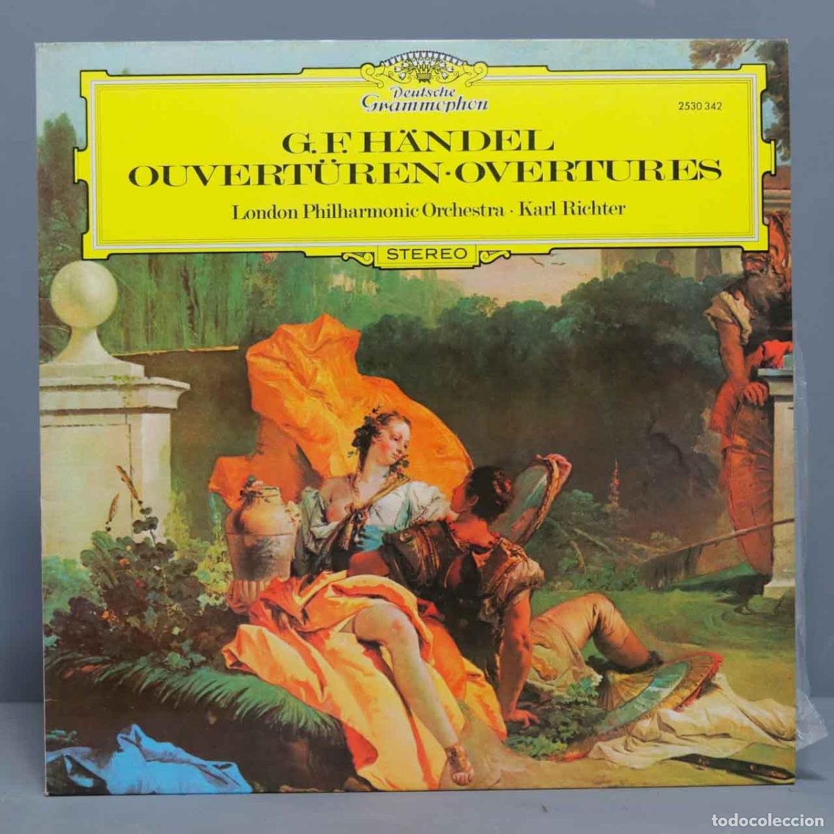 Discos de vinilo: LP. Richter &ndash; Ouvert&uuml;ren - Overtures. HANDEL - Foto 1