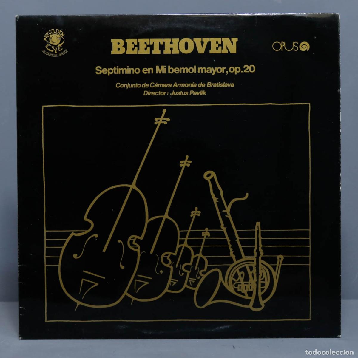Discos de vinilo: LP BEETHOVEN. OP 20. PAVLIK - Foto 1