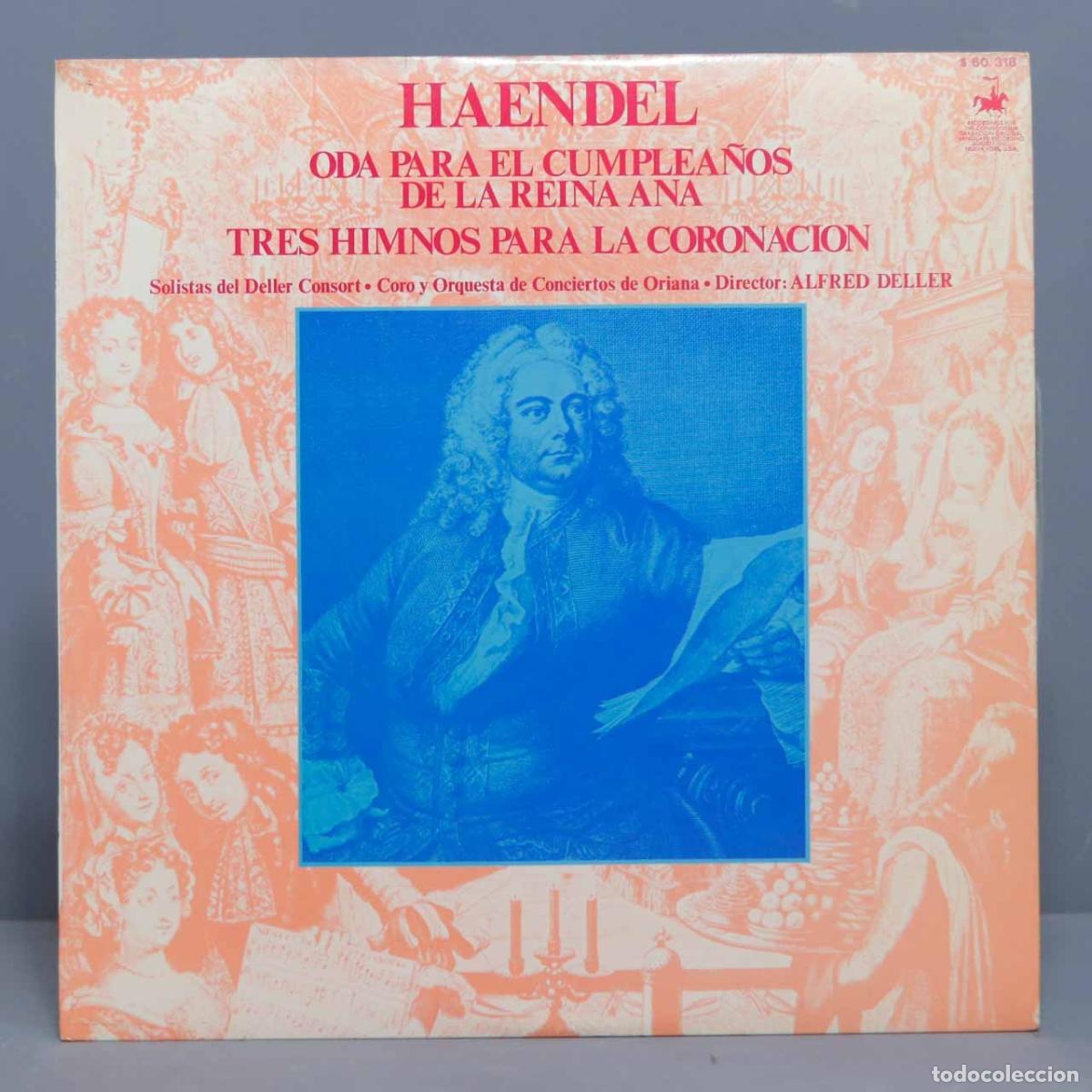 Vinyl records: LP. ODA PARA EL CUMPLEA&Ntilde;OS DE LA REINA ANA. DELLER