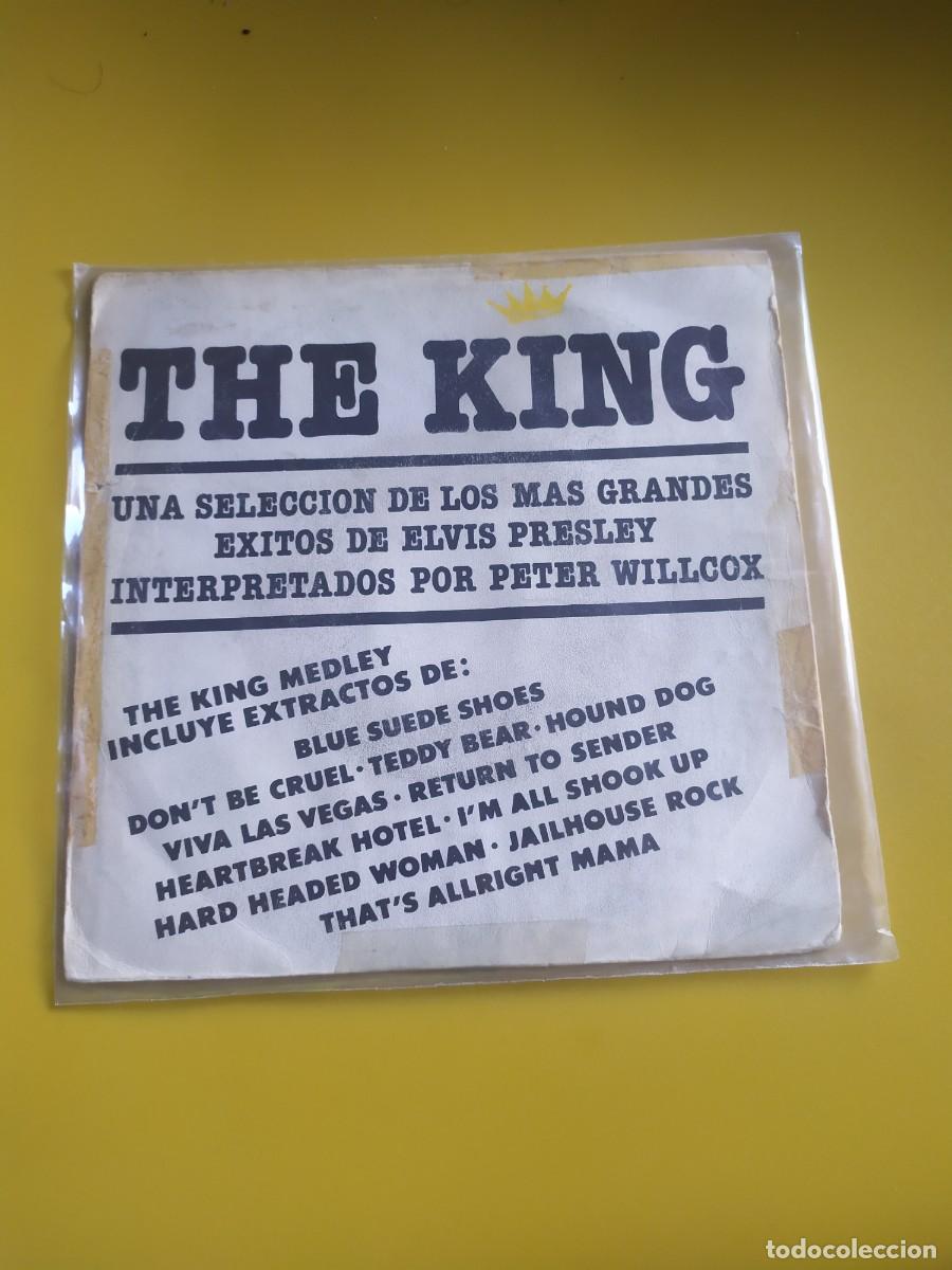 Discos de vinilo: Pete Willcox - The king / Dont stop 1981 - Foto 1