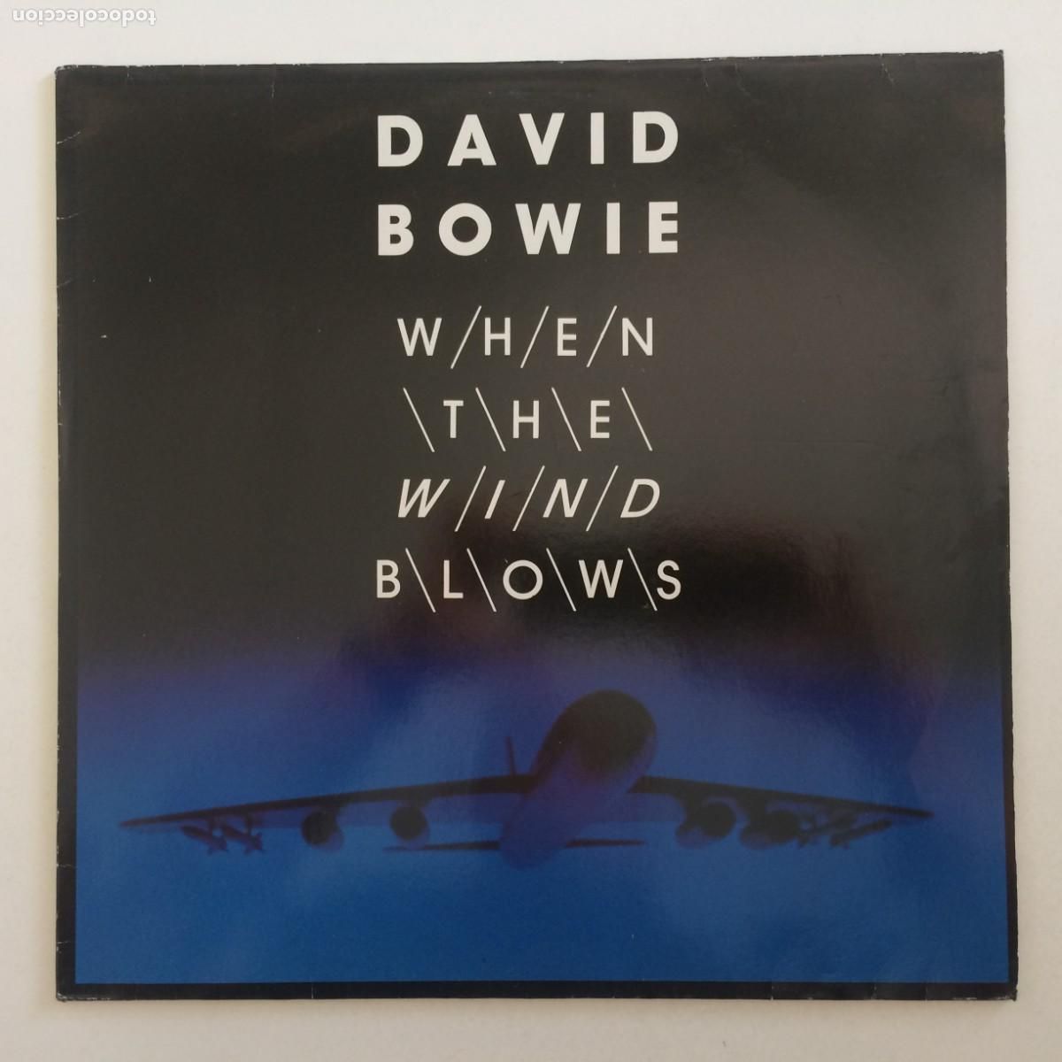 Discos de vinilo: David Bowie &lrm;&ndash; When The Wind Blows , Germany 1986 Virgin Maxi - Foto 1