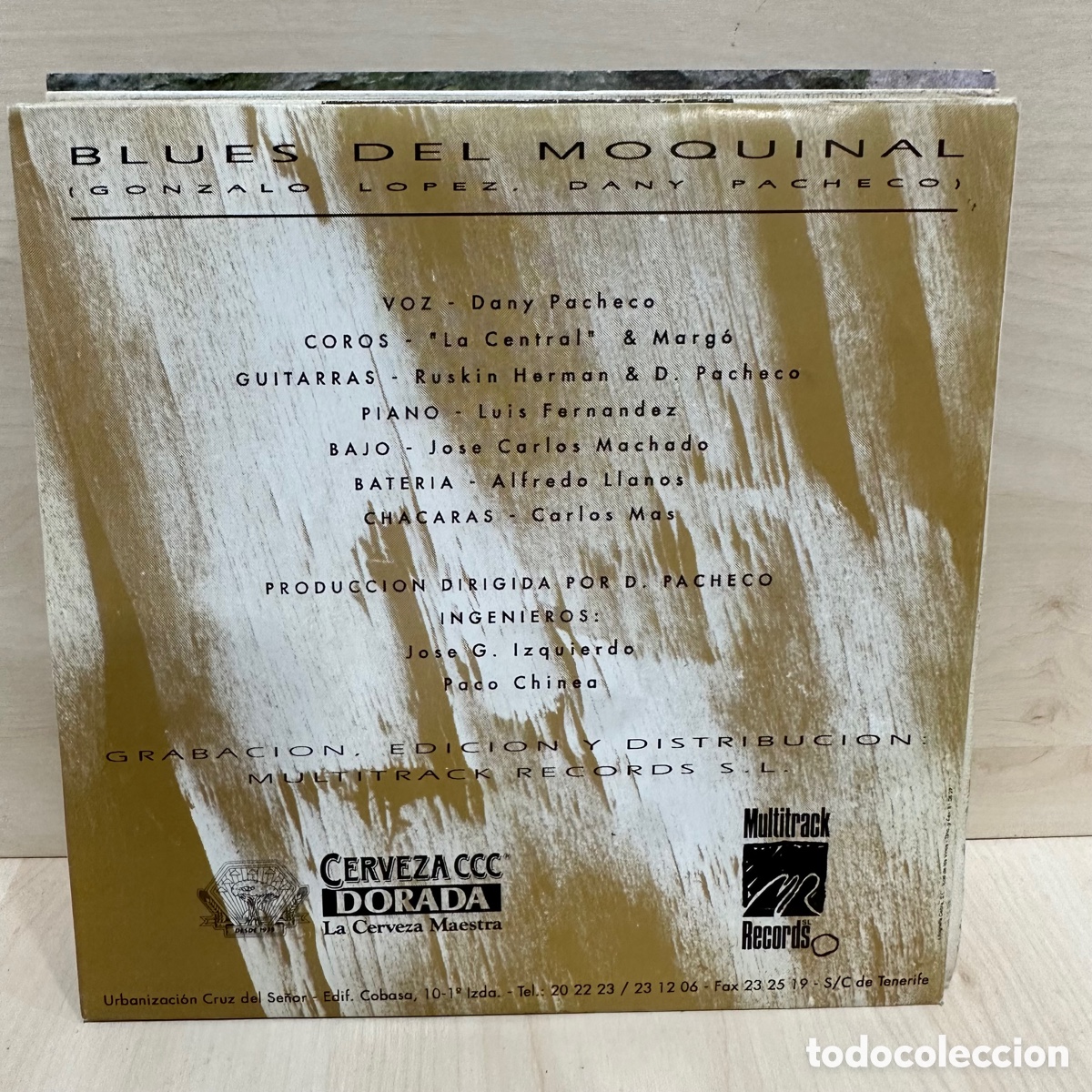 Discos de vinilo: Dany Y Los Brujos - Blues Del Moquinal (7&rdquo;, S/Sided) - Foto 2