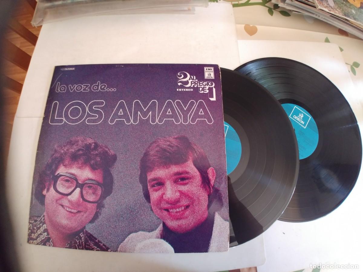 Discos de vinilo: LA VOZ DE LOS AMAYA-LP DOBLE - Foto 1