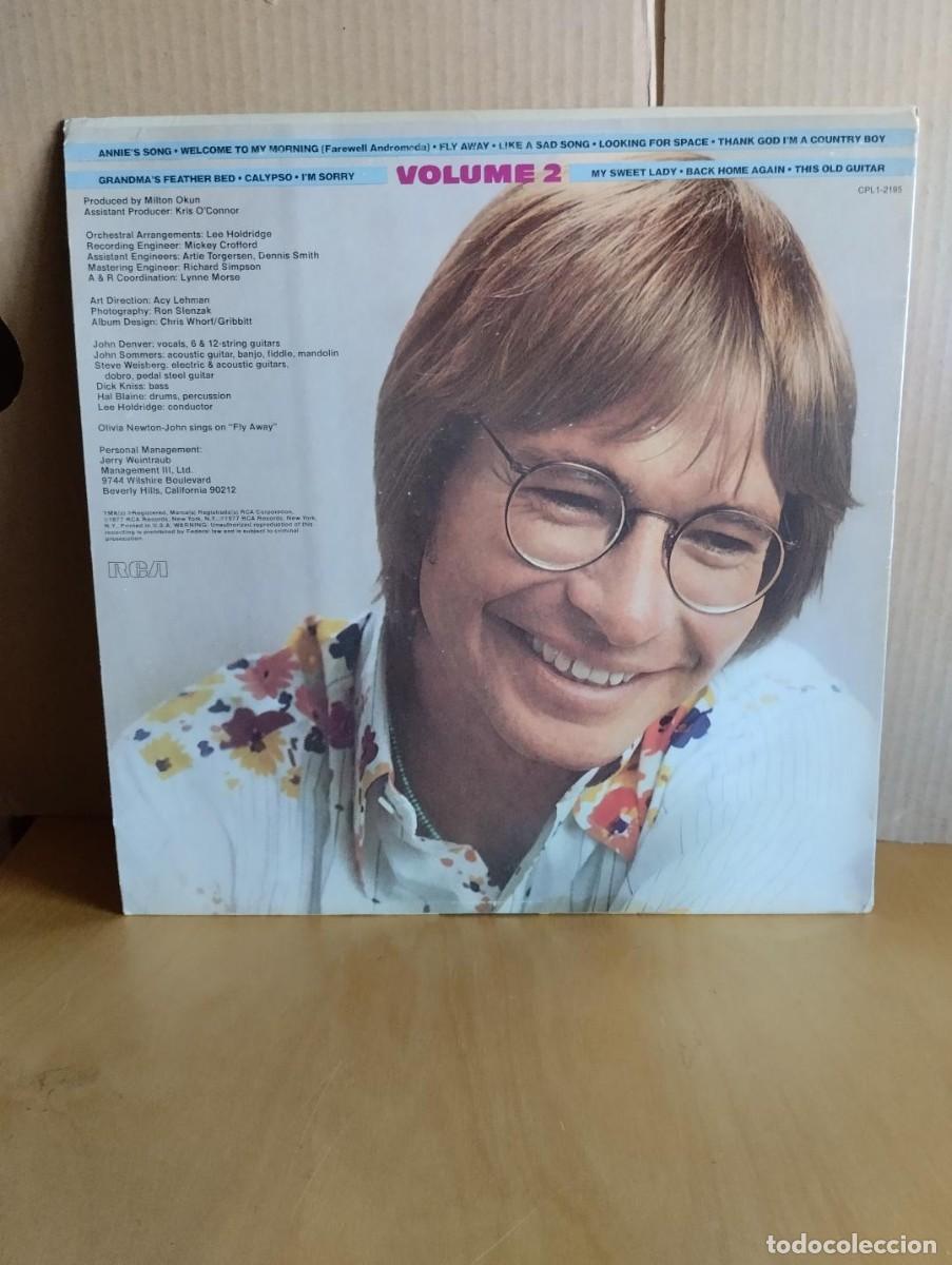 Discos de vinilo: JOHN DENVER ----- GREATEST HITS VOLUME TWO - Foto 2