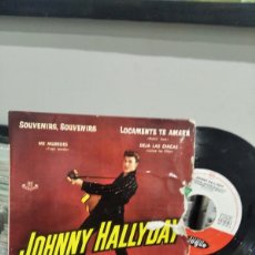 Discos de vinilo: EP ESPAÑOL JOHNNY HALLYDAY SOUVENIRS SOUVENIRS PORTADA G+ DISCO VG