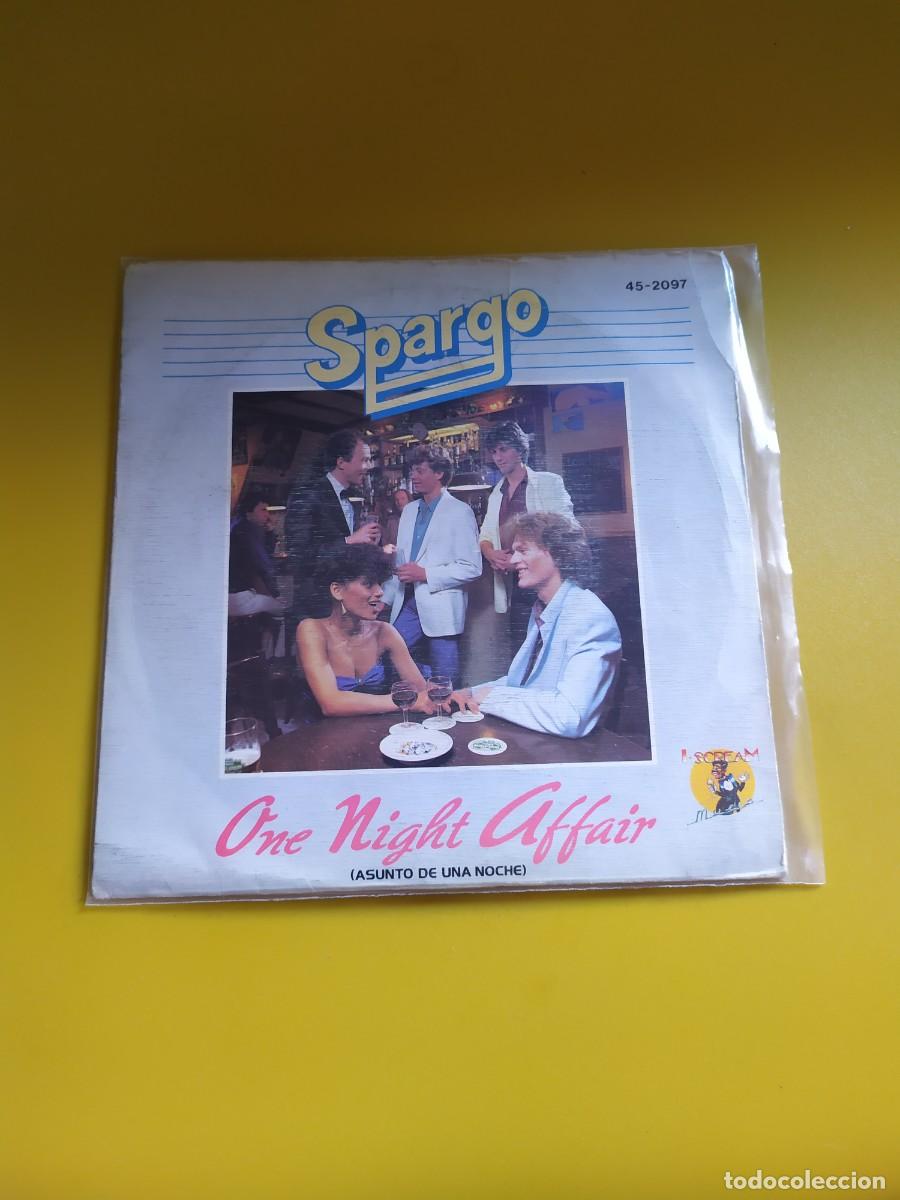 Discos de vinilo: Spargo - One night affair / Running from your lovin' 1981