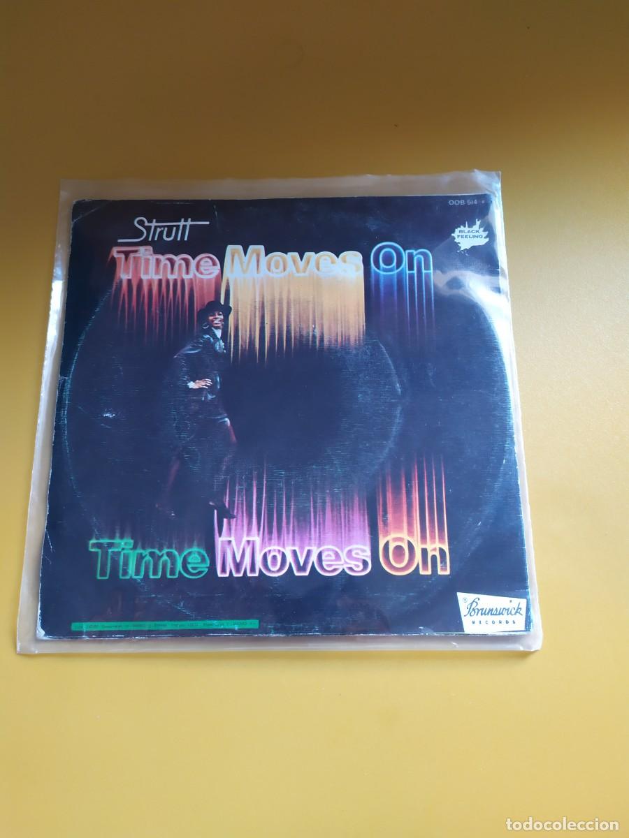Discos de vinilo: Strutt - Time moves on / Front now Romeo 1976 - Foto 2